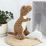 Dinosaurio de Peluche Interactivo FURLUXE™ | Juguete Resistente para Perros y Gatos