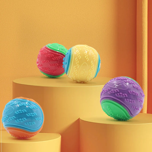 Pelota Interactiva de Limpieza Dental FURLUXE™ | Juguete TPR Resistente para Perros