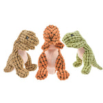 Dinosaurio de Peluche Interactivo FURLUXE™ | Juguete Resistente para Perros y Gatos