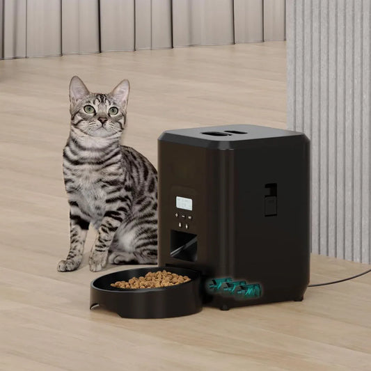 Comedero Automático Inteligente FURLUXE™ | Dispensador Programable para Perros y Gatos