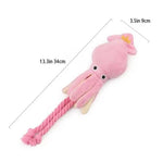 Pulpo de Cuerda con Sonido FURLUXE™ | Juguete Dental Interactivo para Mascotas