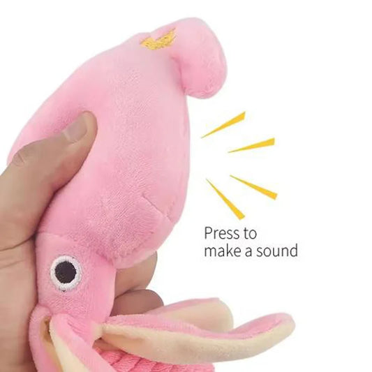 Pulpo de Cuerda con Sonido FURLUXE™ | Juguete Dental Interactivo para Mascotas
