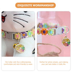 Collar con Cascabel y Diseño de Huellas FURLUXE™ | Collar Colorido y Seguro para Mascotas