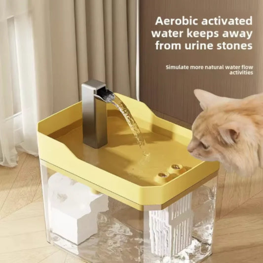 Fuente de Agua Automática para Gatos FURLUXE™ | Dispensador Inteligente con Filtro