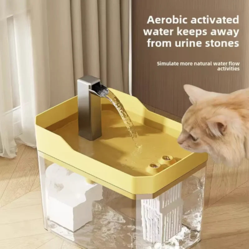 Fuente de Agua Automática para Gatos FURLUXE™ | Dispensador Inteligente con Filtro