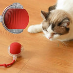 Pelota Saltarina con Cuerda FURLUXE™ | Juguete Autoentretenimiento para Gatos y Perros
