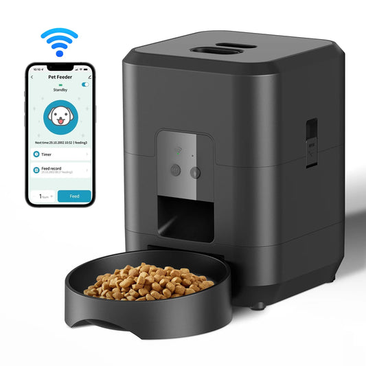 Comedero Automático Inteligente FURLUXE™ | Dispensador Programable para Perros y Gatos